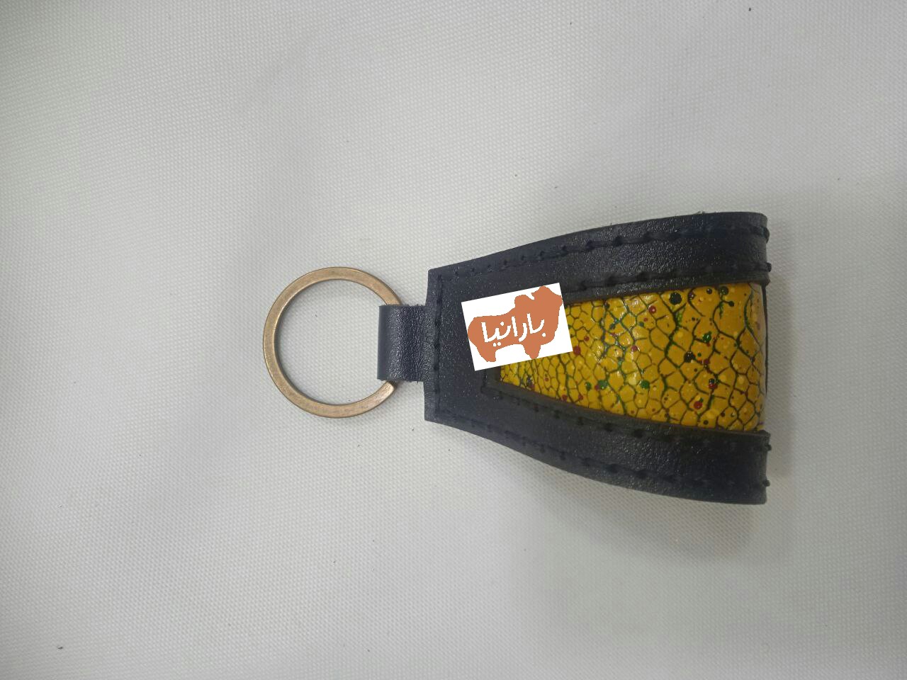 جاکلیدی چرم شتر مرغ